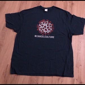 Cancel Culture T Shirt Dark Blue Men’s Size XXL